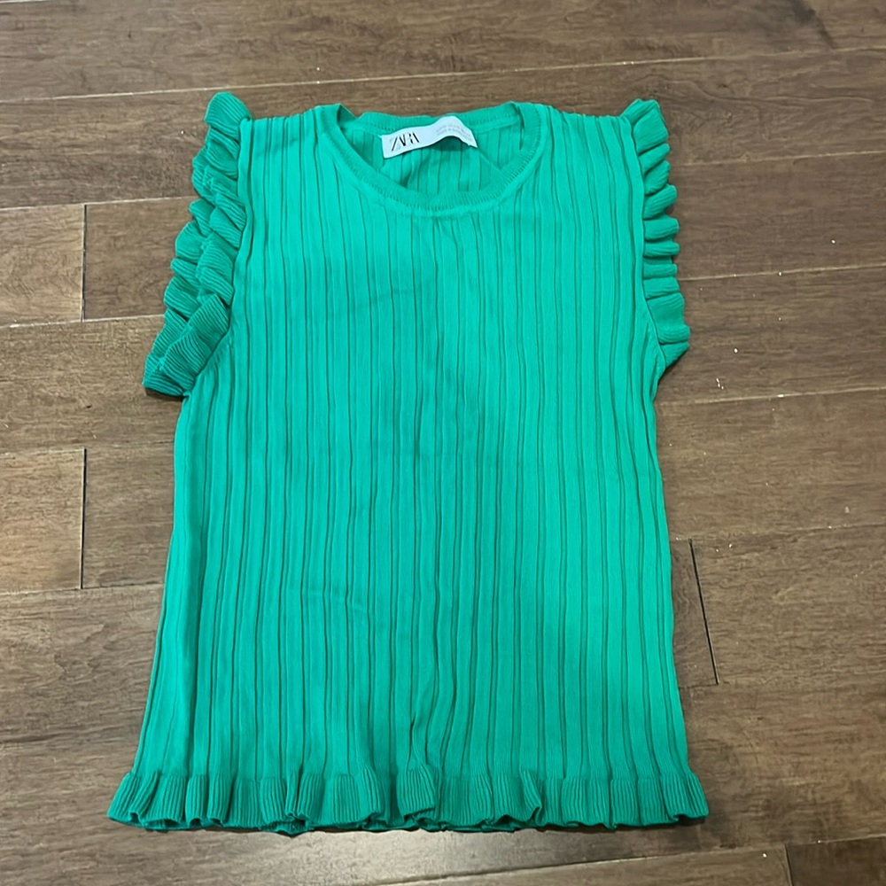 Zara Green Tank